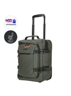   Enrico Benetti Wizzair és Ryanair ingyenesen felvihető ülés alatti bőrönd XS méret underseater 95003 zöld