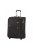 Travelite Capri közepes bőrönd fekete 2 kerekű bővíthető