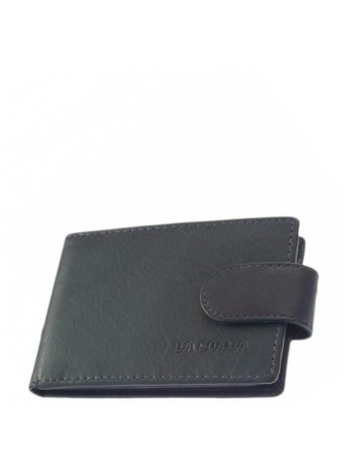 LA SCALA AD30809/T Kék bőr női kártyatartó