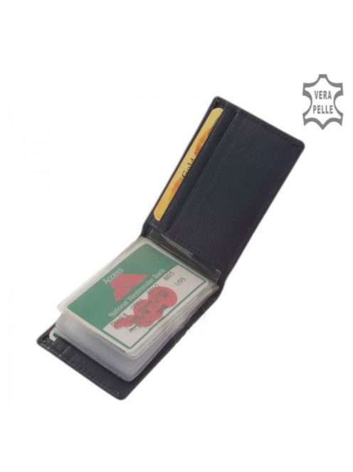 Kártyatartó La Scala AD30809 Kék bőr