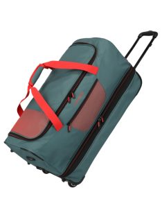   Travelite Basics zöld-narancs 2 kerekű gurulós utazótáska 70cm