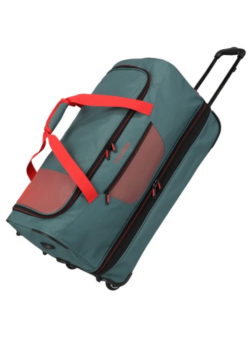 Travelite Basics zöld-narancs 2 kerekű gurulós utazótáska 70cm