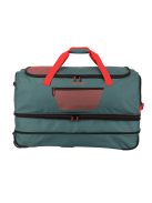 Travelite Basics zöld-narancs 2 kerekű gurulós utazótáska 70cm