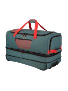 Travelite Basics zöld-narancs 2 kerekű gurulós utazótáska 70cm