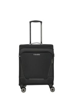 Travelite Jetpack Max fekete 4 kerekű kabinbőrönd