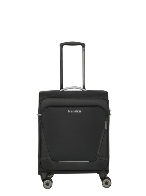 Travelite Jetpack Max fekete 4 kerekű kabinbőrönd