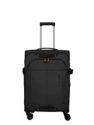 Travelite Briize fekete 4 kerekű 3 részes bőrönd szett