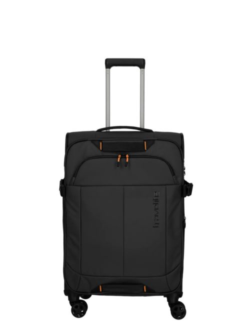 Travelite Briize fekete 4 kerekű 3 részes bőrönd szett