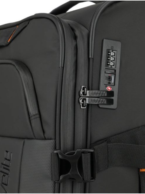 Travelite Briize fekete 4 kerekű 3 részes bőrönd szett