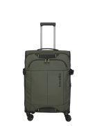 Travelite Briize zöld 4 kerekű 3 részes bőrönd szett