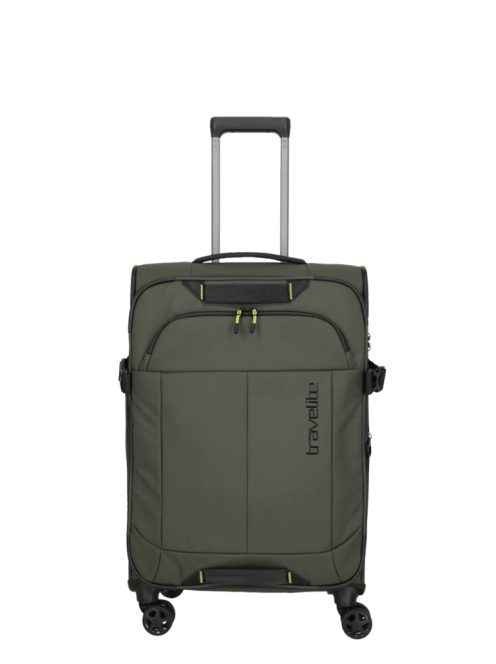 Travelite Briize zöld 4 kerekű 3 részes bőrönd szett