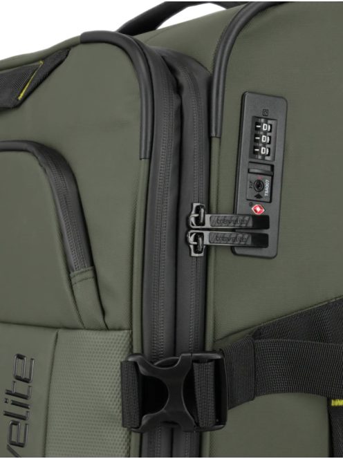 Travelite Briize zöld 4 kerekű 3 részes bőrönd szett