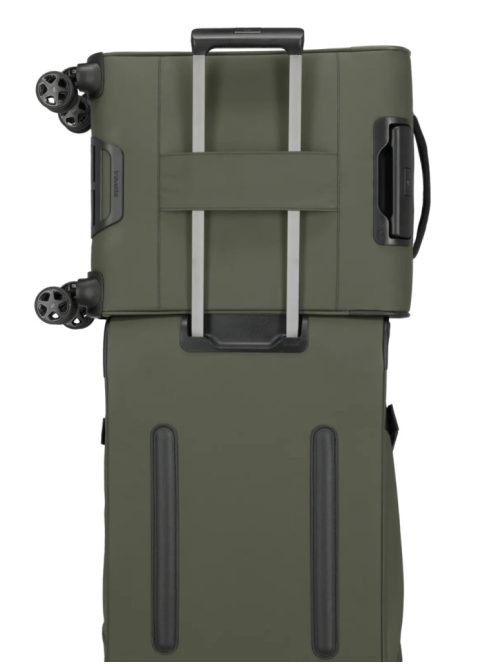 Travelite Briize zöld 4 kerekű 3 részes bőrönd szett