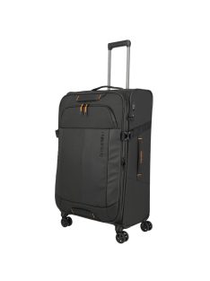 Travelite Briize fekete 4 kerekű bővíthető nagy bőrönd