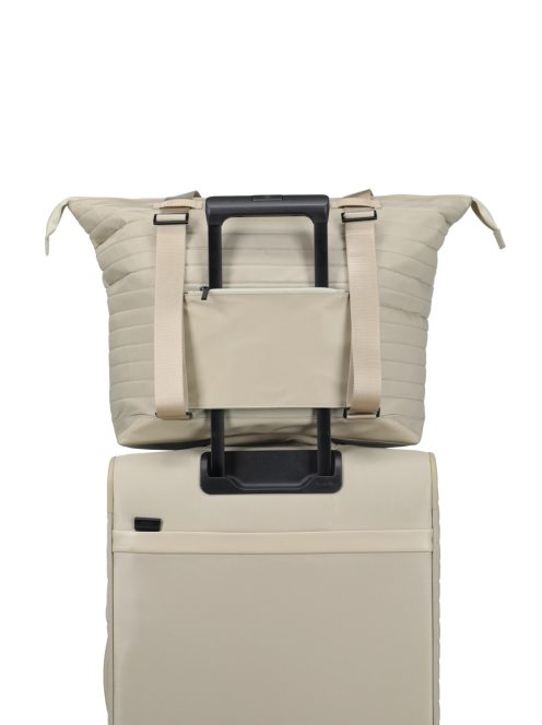 Travelite Barbara Stepp bézs steppelt női válltáska/hátizsák