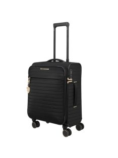 Travelite Barbara Stepp fekete 4 kerekű női kabinbőrönd