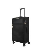 Travelite Barbara Stepp fekete 4 kerekű női nagy bőrönd