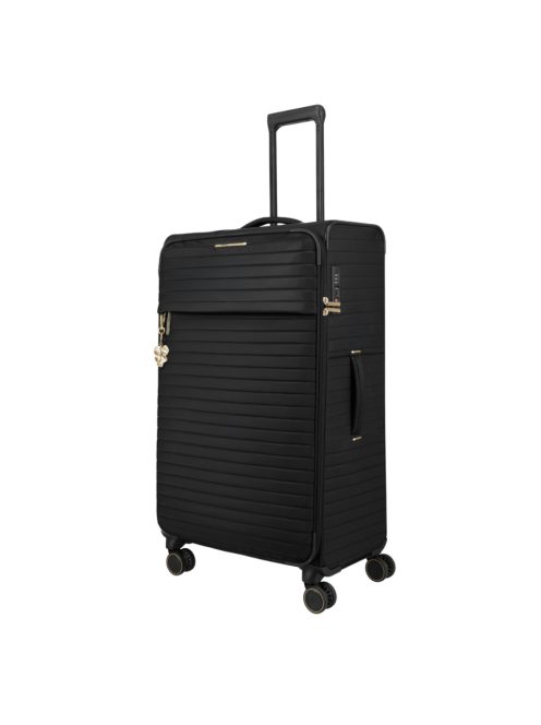 Travelite Barbara Stepp fekete 4 kerekű női nagy bőrönd