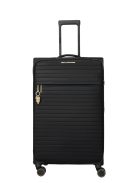 Travelite Barbara Stepp fekete 4 kerekű női nagy bőrönd