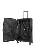 Travelite Barbara Stepp fekete 4 kerekű női nagy bőrönd