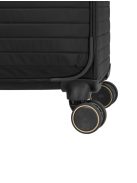 Travelite Barbara Stepp fekete 4 kerekű női nagy bőrönd