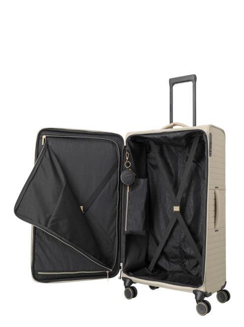 Travelite Barbara Stepp bézs 4 kerekű női nagy bőrönd