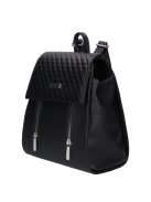 Karen Audre fekete steppelt rostbőr kicsi női hátizsák