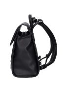 Karen Audre fekete steppelt rostbőr kicsi női hátizsák