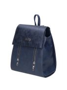 Karen Audre kék rostbőr női kicsi hátizsák
