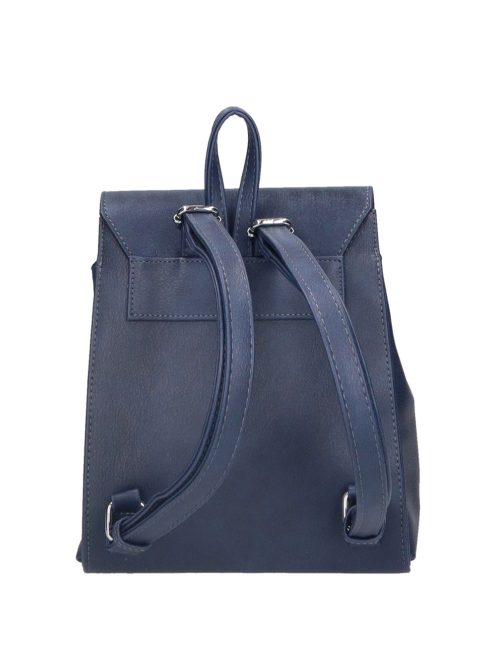 Karen Audre kék rostbőr női kicsi hátizsák