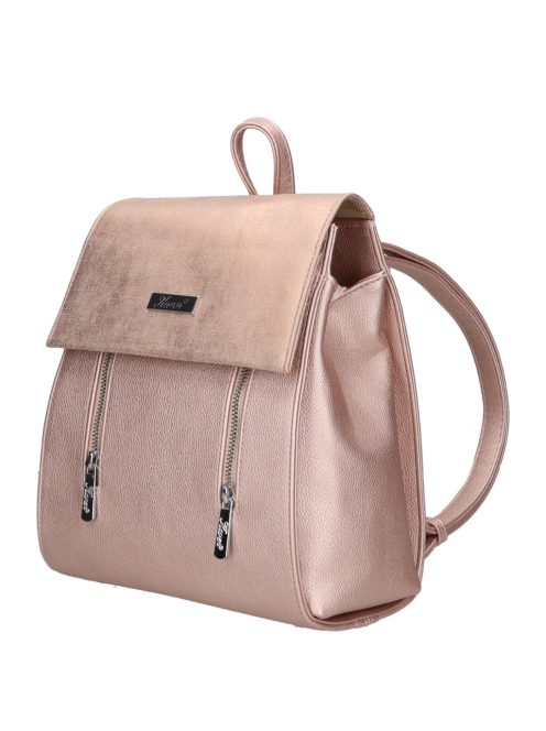 Karen Audre rose gold rostbőr kicsi női hátizsák