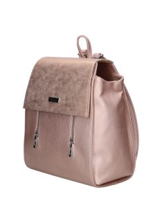 Karen Audre rose gold rostbőr női hátizsák