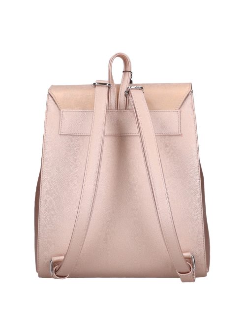 Karen Audre rose gold rostbőr női hátizsák