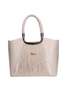 Karen Jowita bézs rostbőr női kézitáska