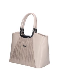 Karen Jowita bézs rostbőr női kézitáska