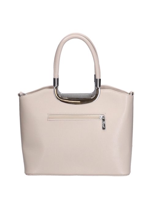 Karen Jowita bézs rostbőr női kézitáska