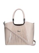 Karen Jowita bézs rostbőr női kézitáska