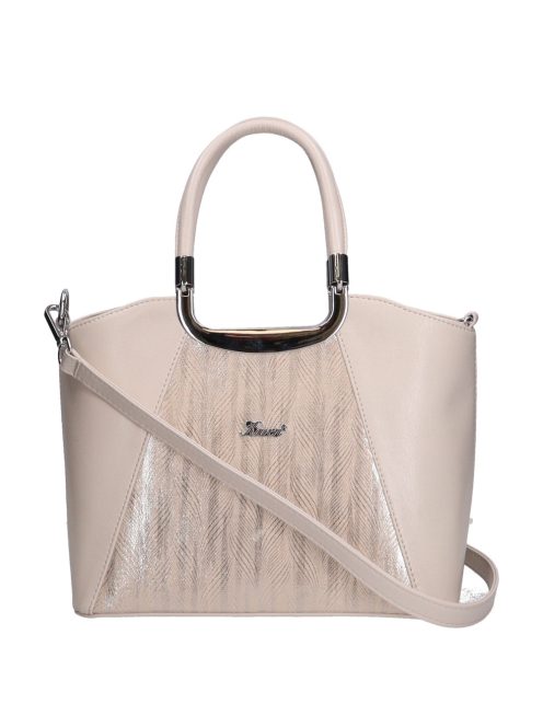 Karen Jowita bézs rostbőr női kézitáska