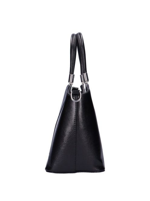 Karen Jowita fekete rostbőr női kézitáska