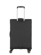 Travelite Miigo fekete 4 kerekű bővíthető közepes bőrönd