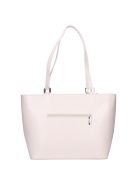 Karen Emilia bézs-drapp virágos rostbőr női válltáska