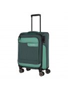 Travelite Viia zöld 4 kerekű 3 részes bőrönd szett + utazótáska