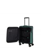 Travelite Viia zöld 4 kerekű 3 részes bőrönd szett + utazótáska