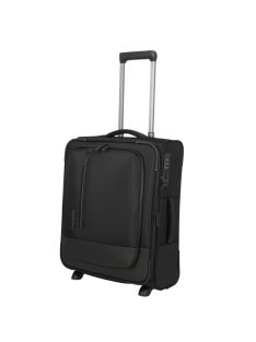   Travelite Crosslite fekete 2 kerekű bővíthető kabinbőrönd