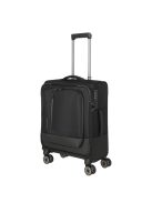 Travelite Crosslite fekete 4 kerekű kabinbőrönd