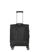 Travelite Crosslite fekete 4 kerekű kabinbőrönd