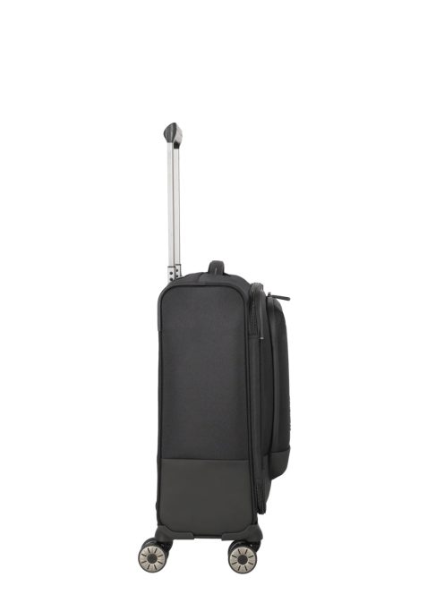 Travelite Crosslite fekete 4 kerekű kabinbőrönd