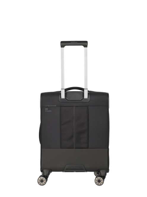 Travelite Crosslite fekete 4 kerekű kabinbőrönd