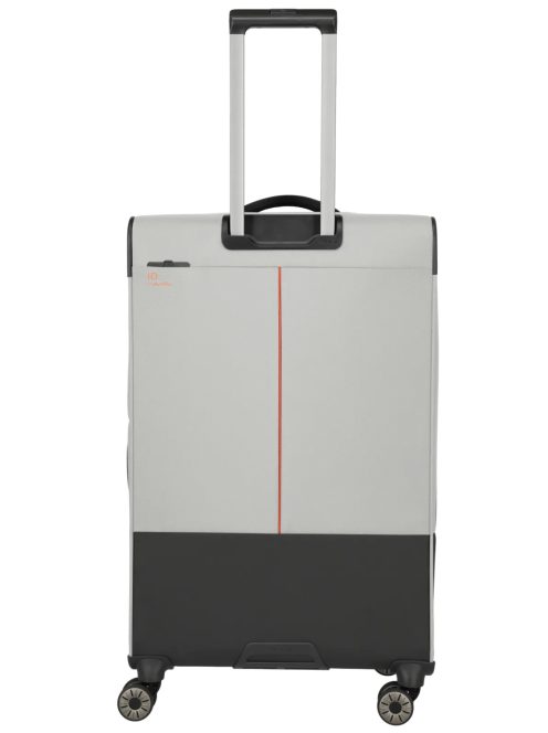 Travelite Crosslite szürke 4 kerekű bővíthető nagy bőrönd