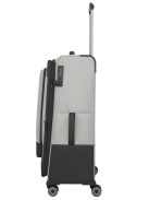 Travelite Crosslite szürke 4 kerekű bővíthető nagy bőrönd